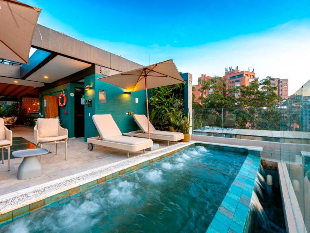 Rooftop del hotel Celestino