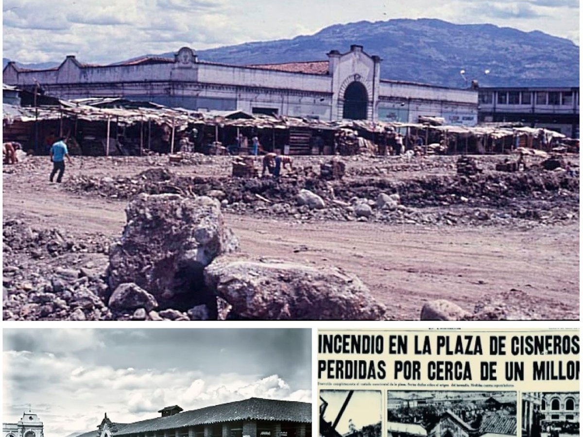 Puestos de frutas tropicales en la Plaza Minorista