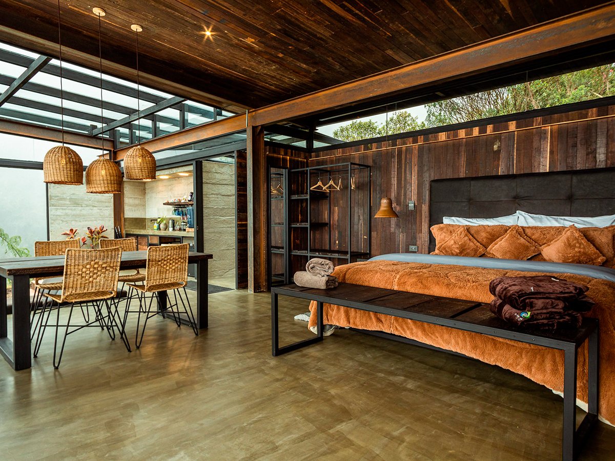 Café en finca cafetera